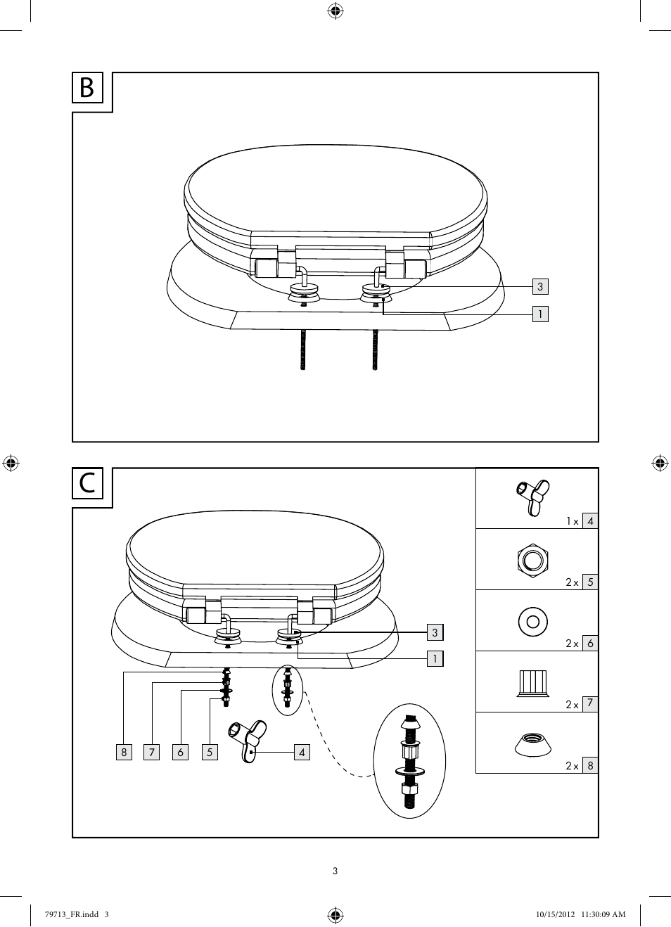 Miomare Z30830A/ Z30830B/ Z30830C/ Z30830D User Manual | Page 3 / 6