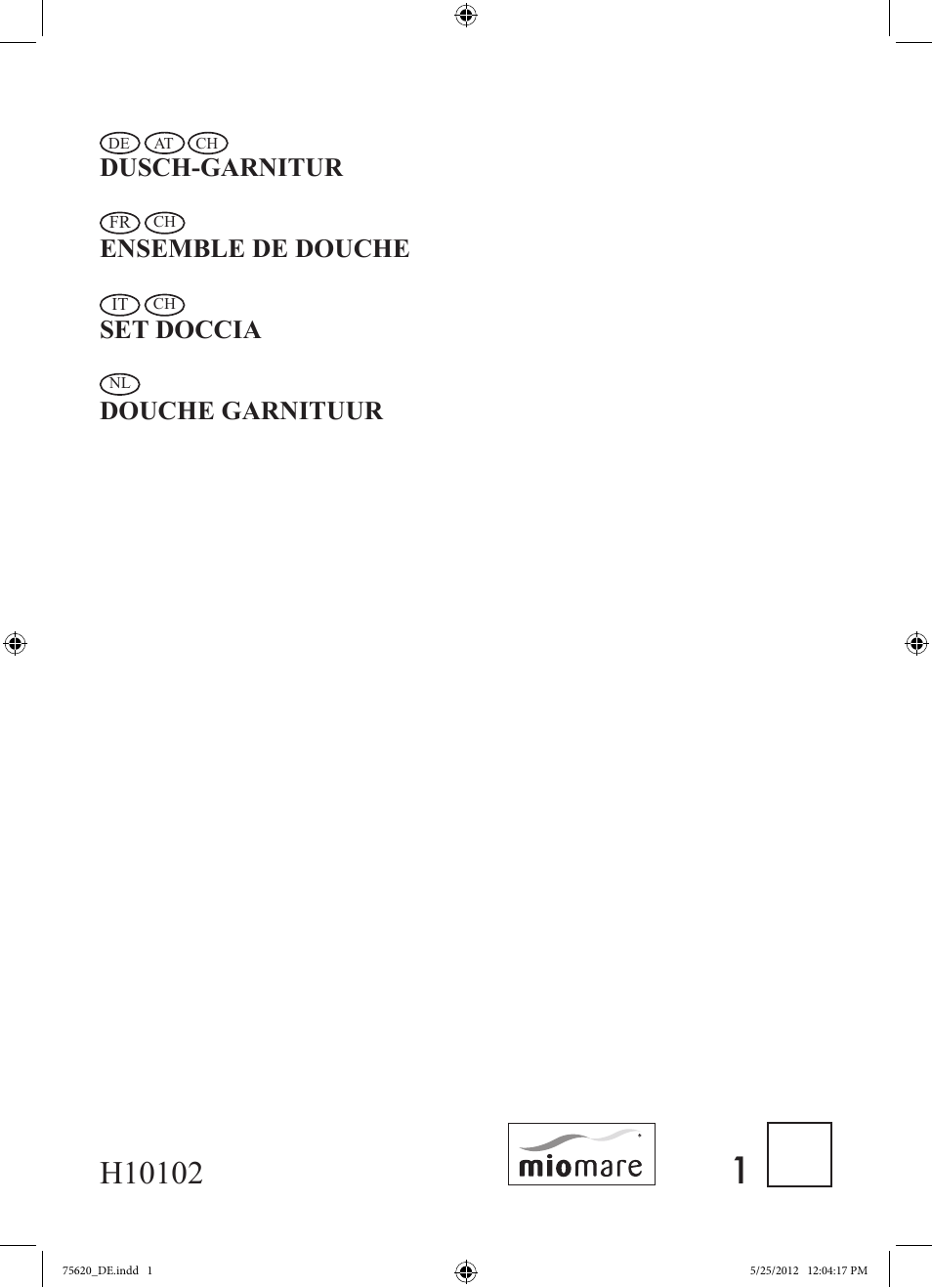 Miomare H10102GB User Manual | 7 pages