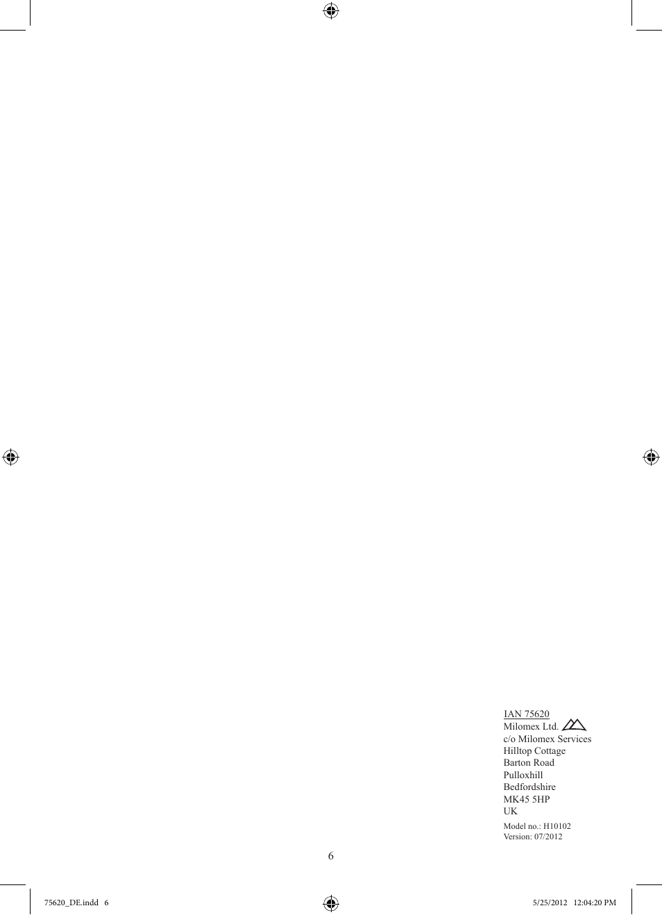 Miomare H10102GB User Manual | Page 7 / 7
