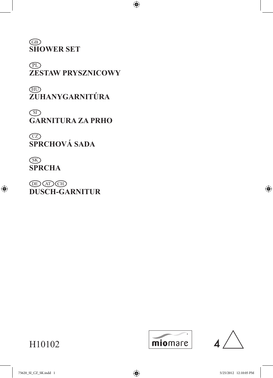 Miomare H10102GB User Manual | 11 pages