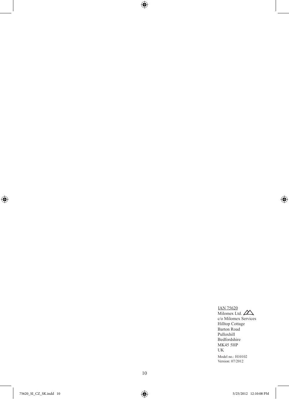 Miomare H10102GB User Manual | Page 11 / 11