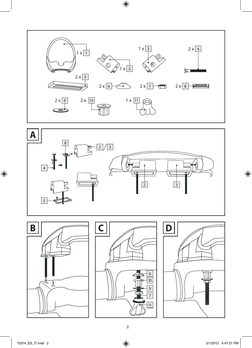 Ab c d | Miomare Z30832 User Manual | Page 2 / 5