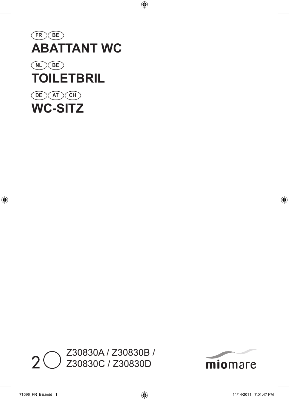 Miomare Z30830 User Manual | 5 pages