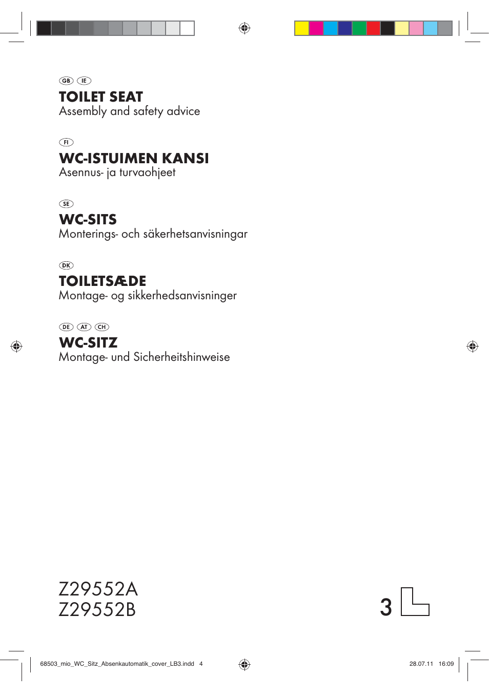 Miomare Z29552A Z29552B User Manual | 10 pages