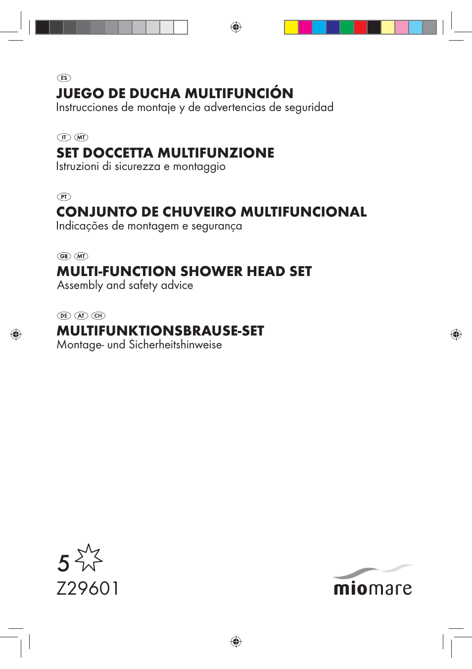 Miomare Z29601GB User Manual | 20 pages
