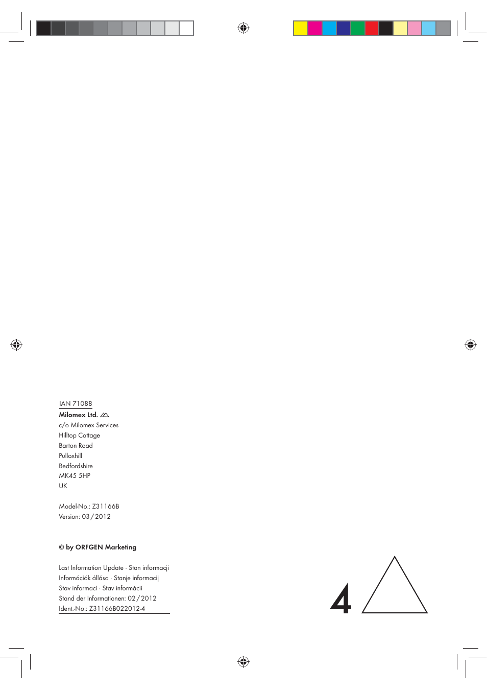Miomare Z31166B User Manual | Page 33 / 33