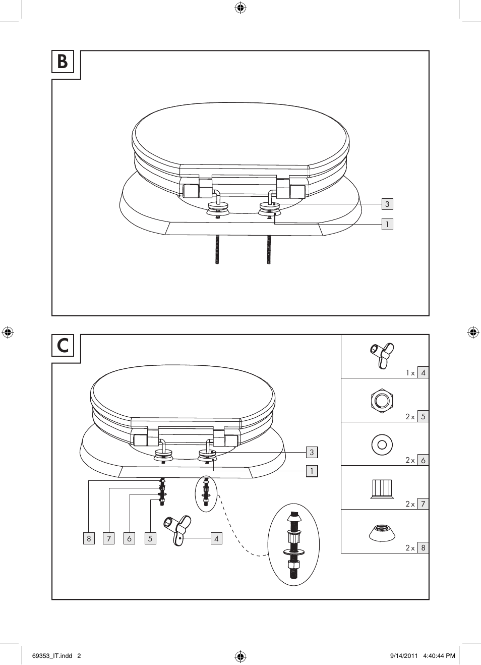 Miomare Z30975A / Z30975B User Manual | Page 3 / 6
