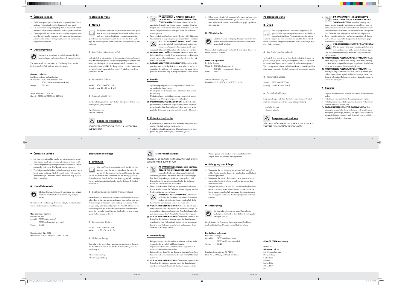 Miomare Z30720A Z30720B User Manual | Page 2 / 2