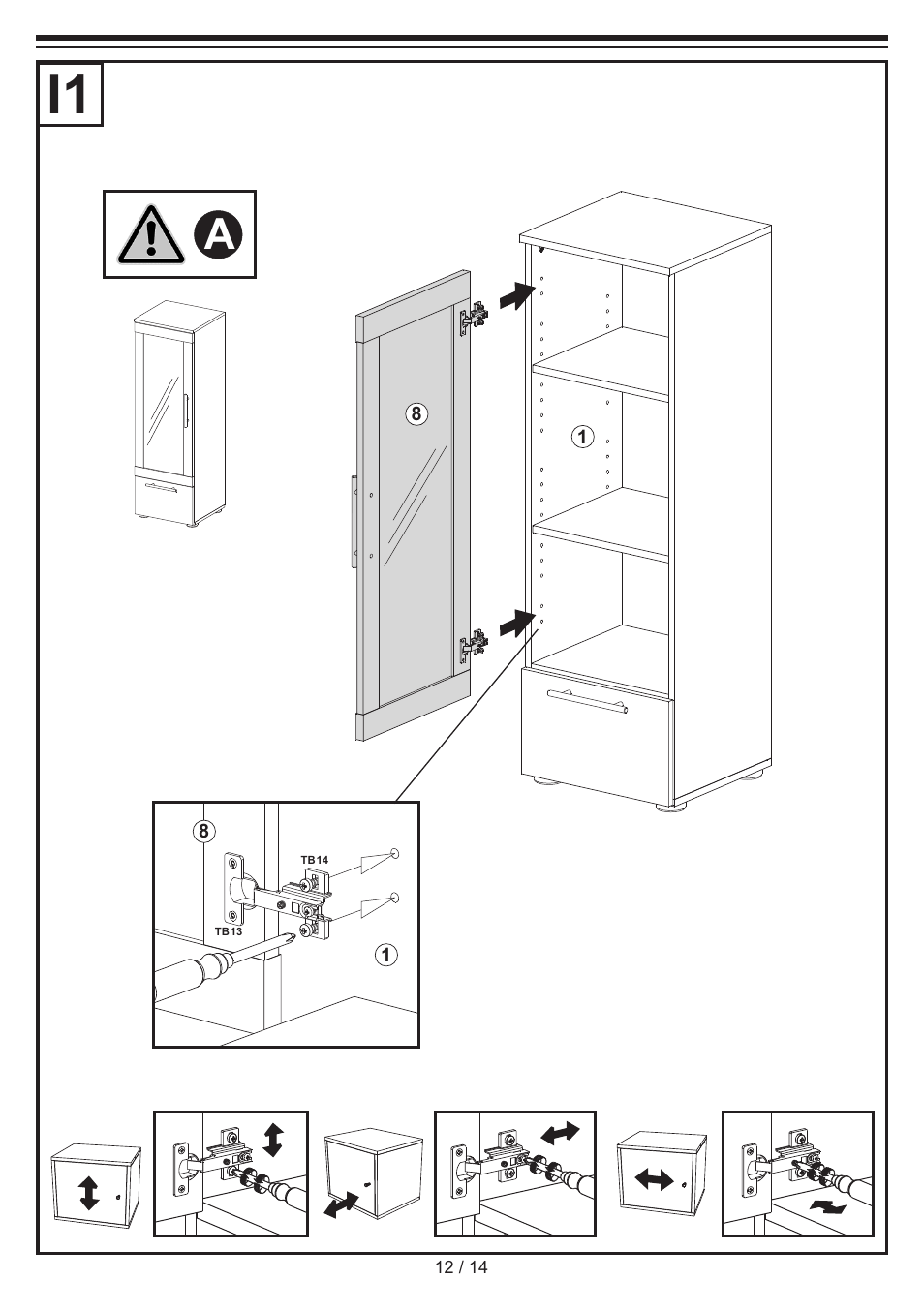 Miomare Bathroom Glass Cabinet User Manual | Page 12 / 14