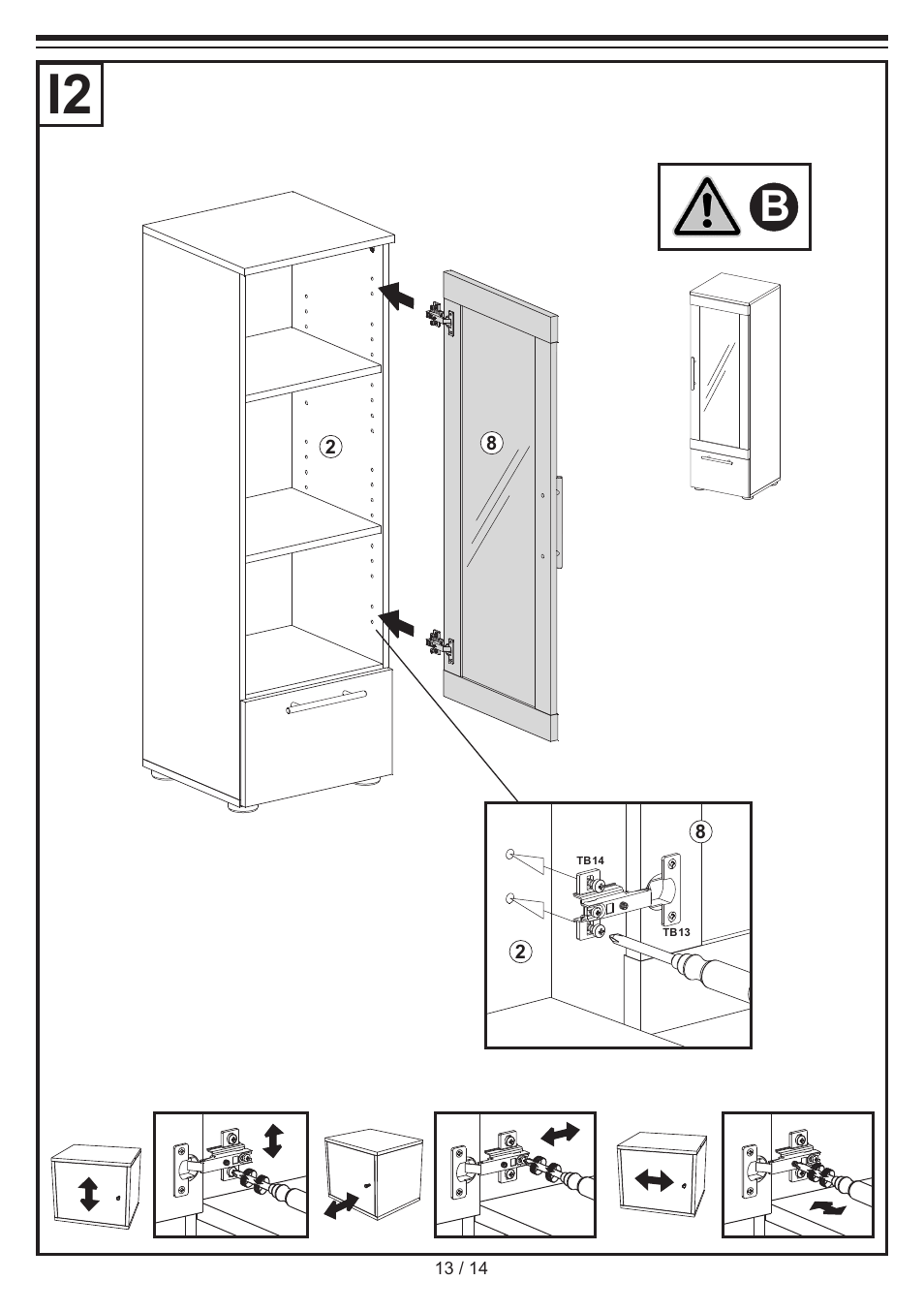 Miomare Bathroom Glass Cabinet User Manual | Page 13 / 14