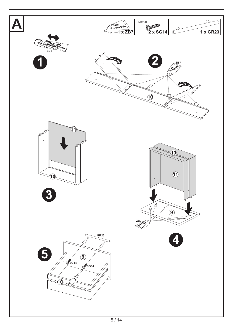 Miomare Bathroom Glass Cabinet User Manual | Page 5 / 14