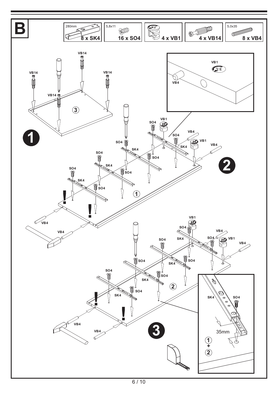 Miomare Bathroom Chest of Drawers User Manual | Page 6 / 10