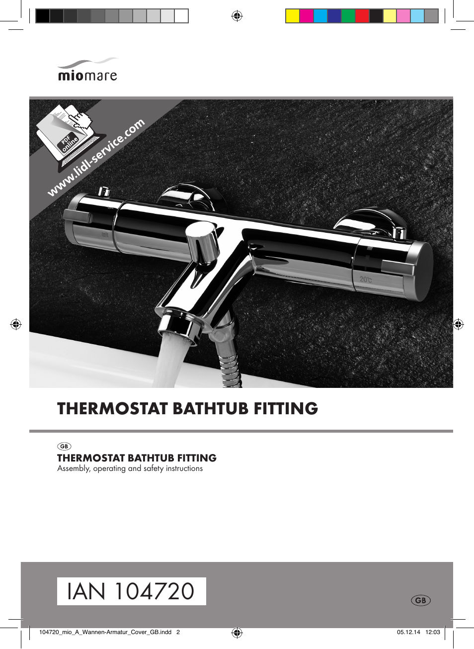 Miomare 104720-14-01-GB User Manual | 8 pages