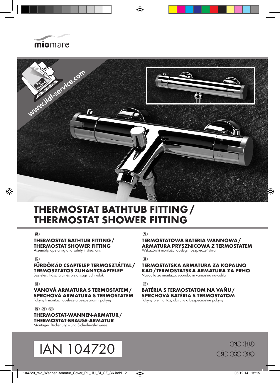 Miomare 104720-14-01/104720-14-02 User Manual | 31 pages