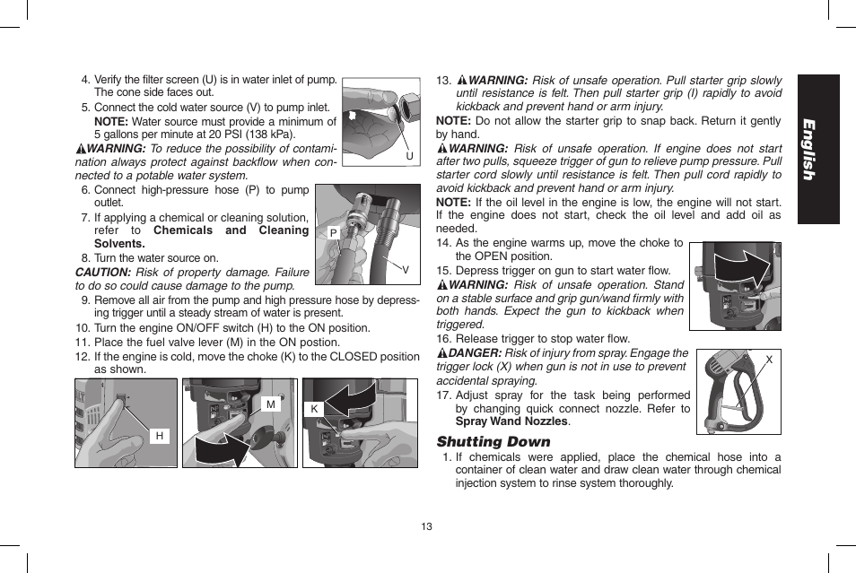 English | DeWalt DPD3100 User Manual | Page 13 / 68