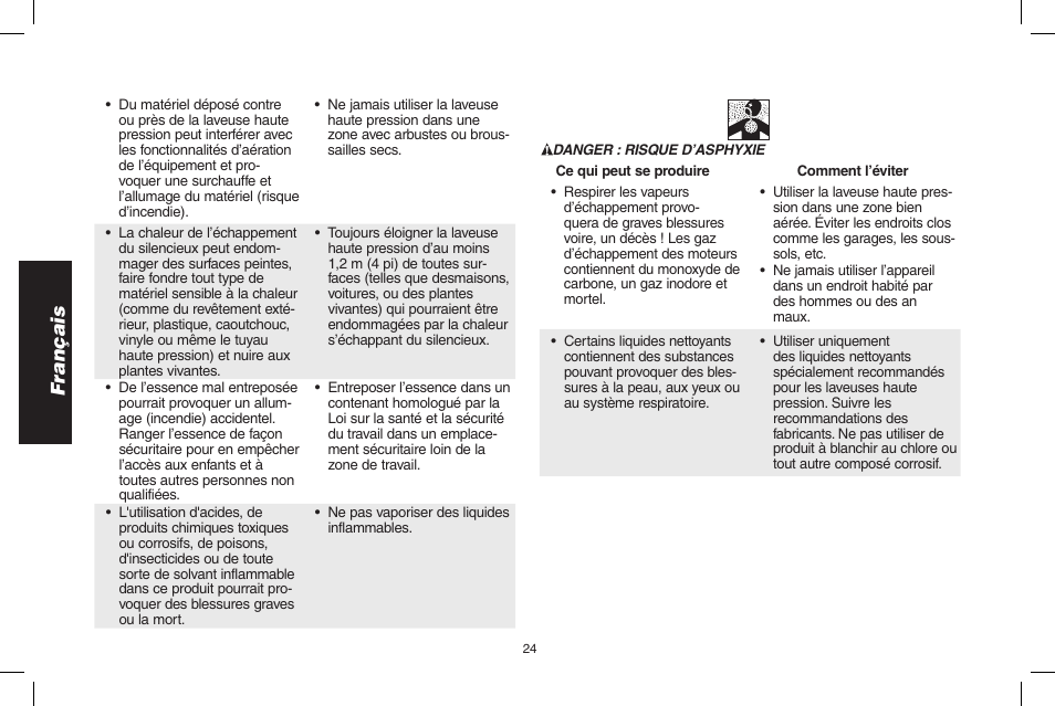 Français | DeWalt DPD3100 User Manual | Page 24 / 68