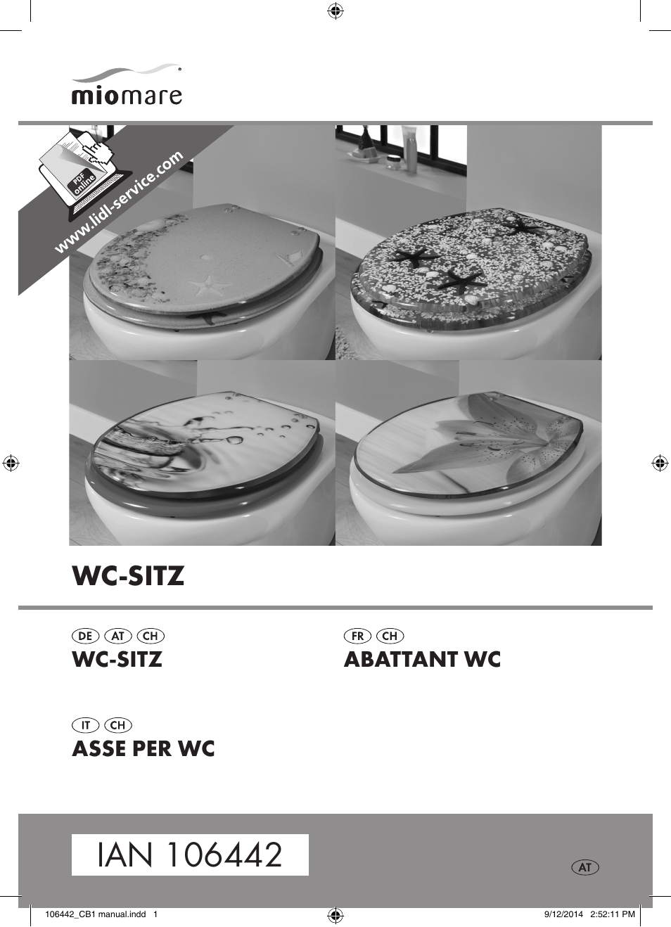 Miomare Z31849A/ Z31849B User Manual | 7 pages