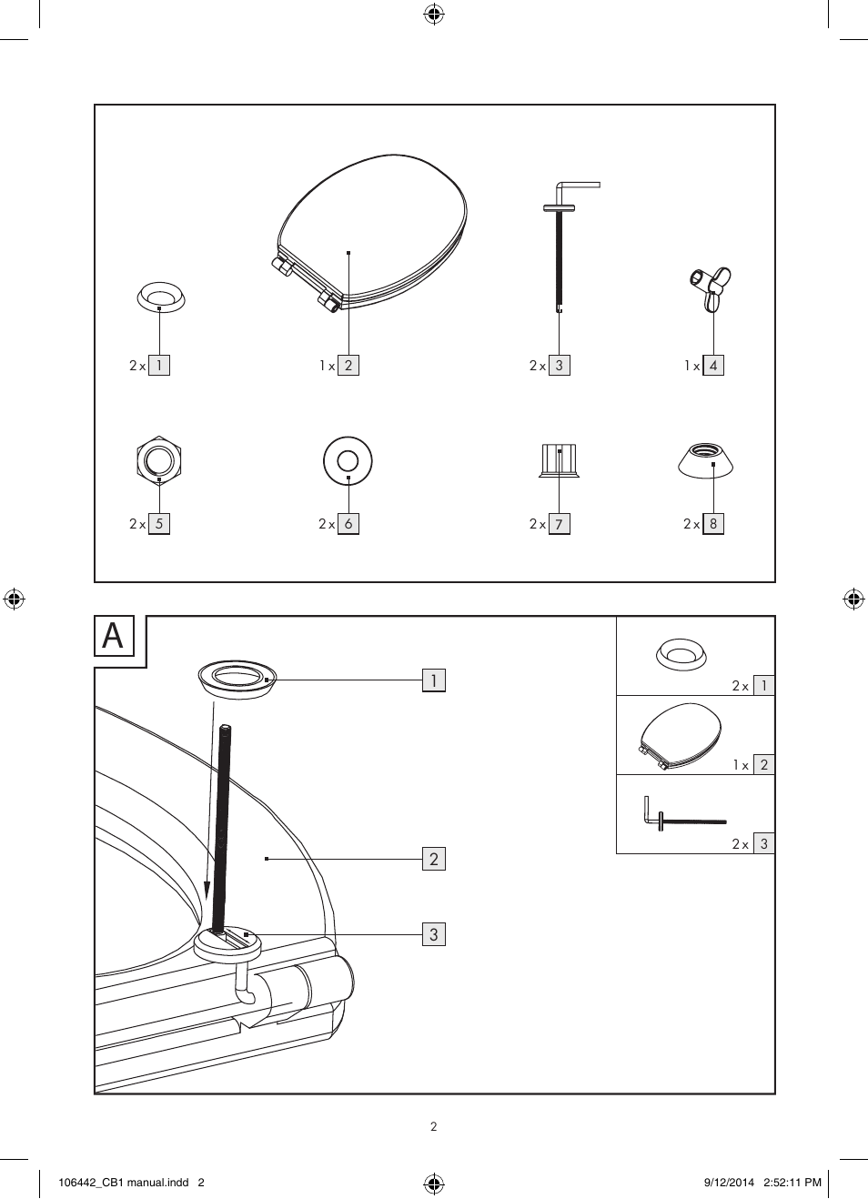 Miomare Z31849A/ Z31849B User Manual | Page 2 / 7