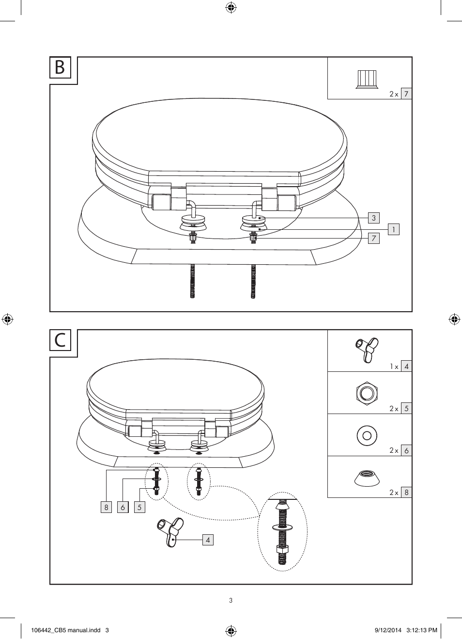 Miomare Z31849A/ Z31849B User Manual | Page 3 / 9