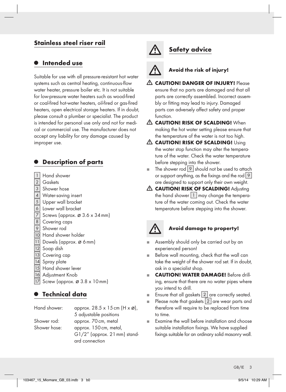 Miomare 103467-14-01-GB User Manual | Page 3 / 6