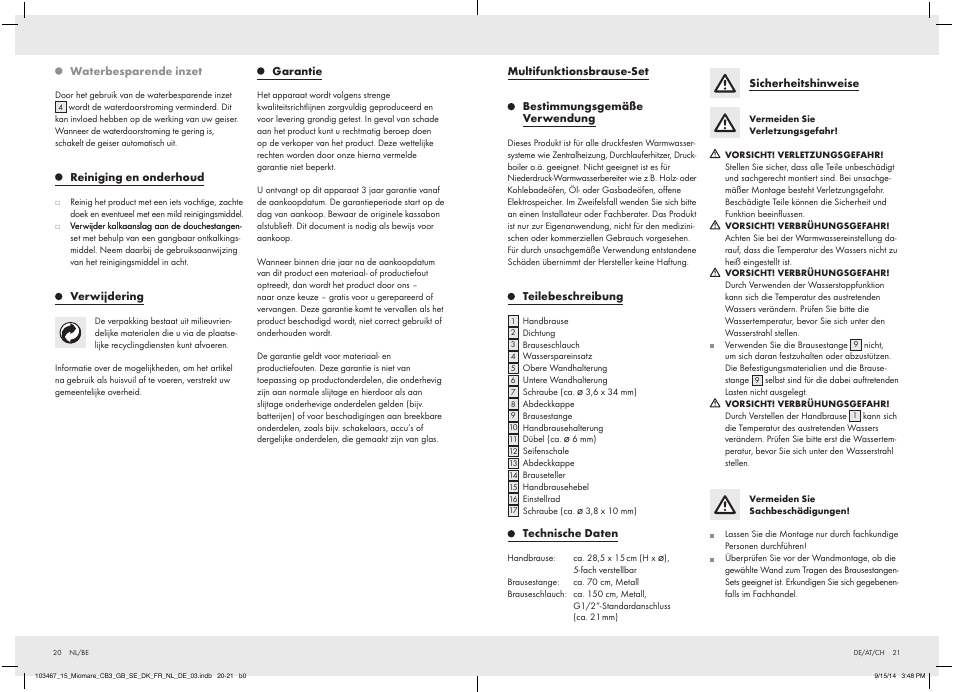 Miomare 103467-14-01 User Manual | Page 12 / 15