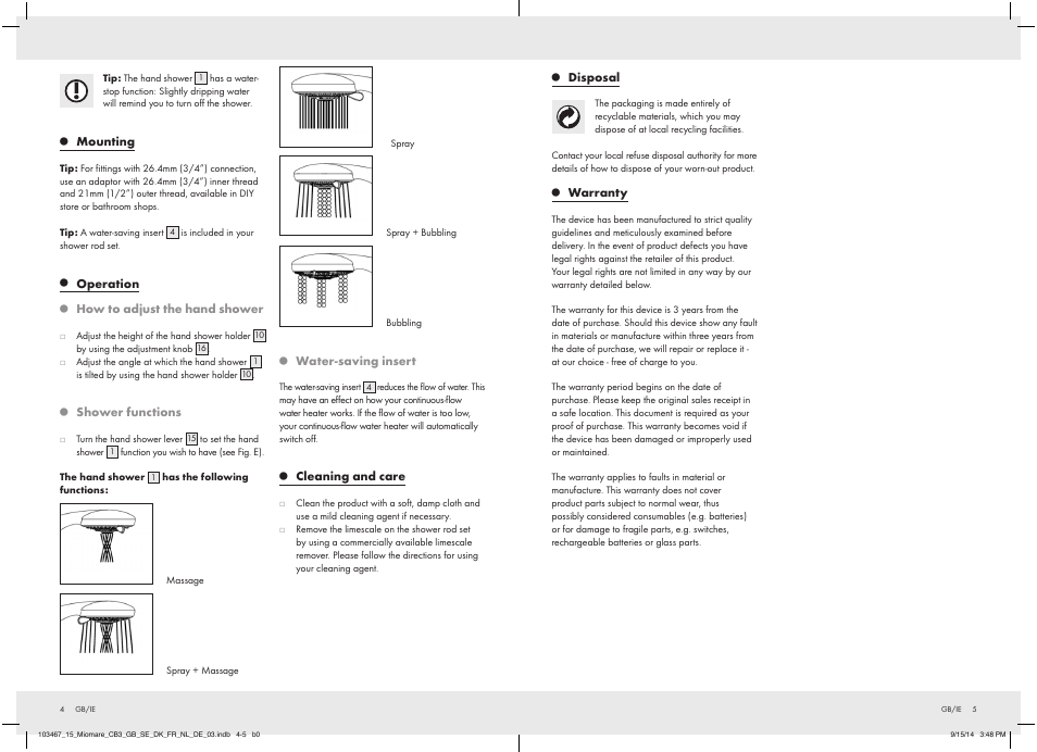 Miomare 103467-14-01 User Manual | Page 4 / 15