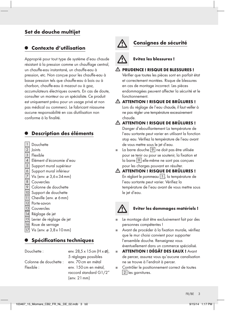 Miomare 103467-14-01 User Manual | Page 3 / 9