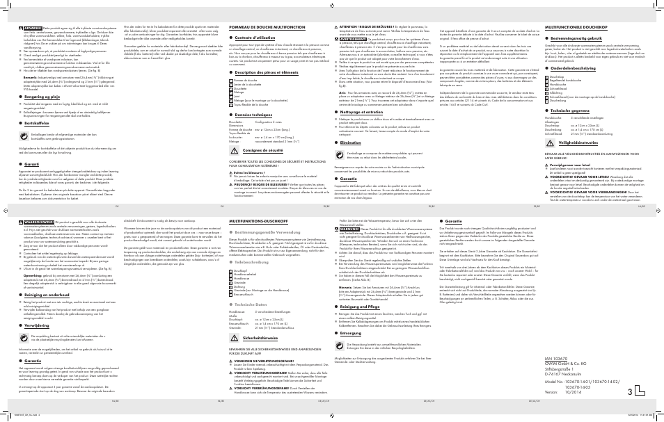 Miomare 103670-14-01/103670-14-02/ 103670-14-03 User Manual | Page 2 / 2