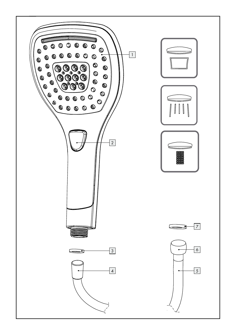 Miomare Multi-Function Shower Head Set User Manual | Page 3 / 17