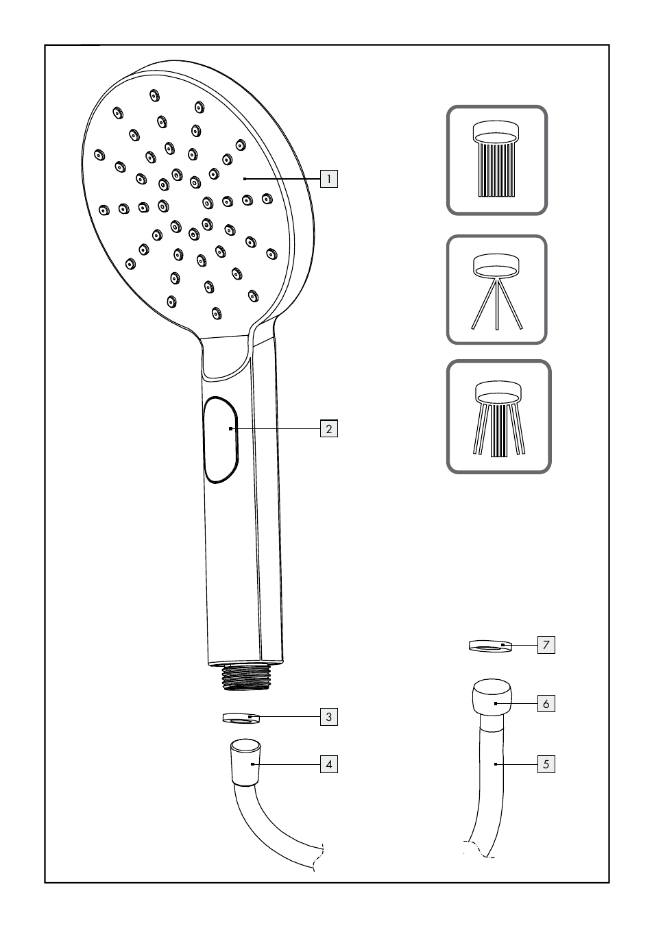 Miomare Multi-Function Shower Head Set User Manual | Page 3 / 21