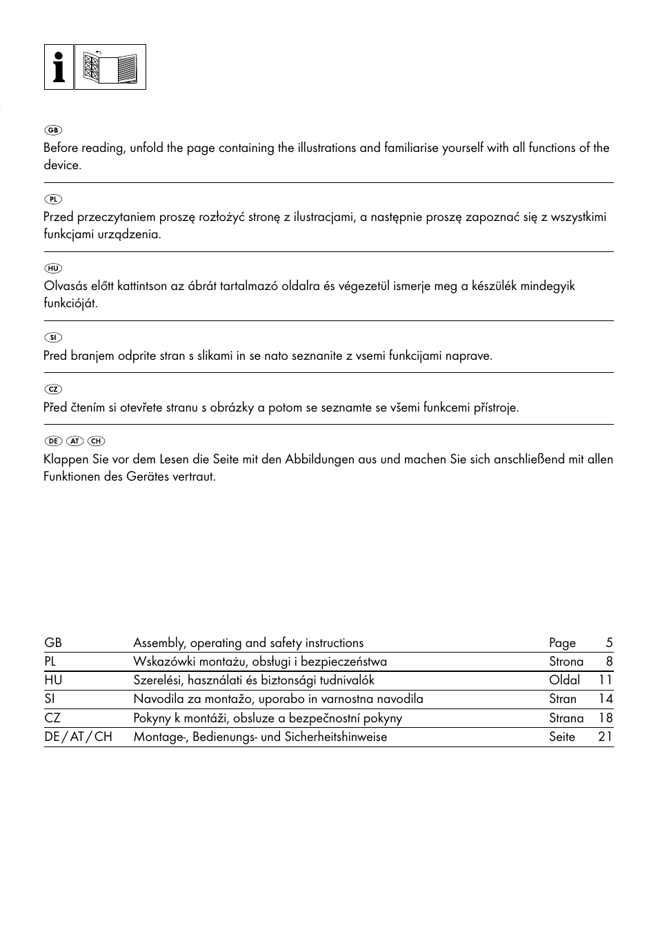 Miomare Multi-Function Shower Head Set User Manual | Page 2 / 25