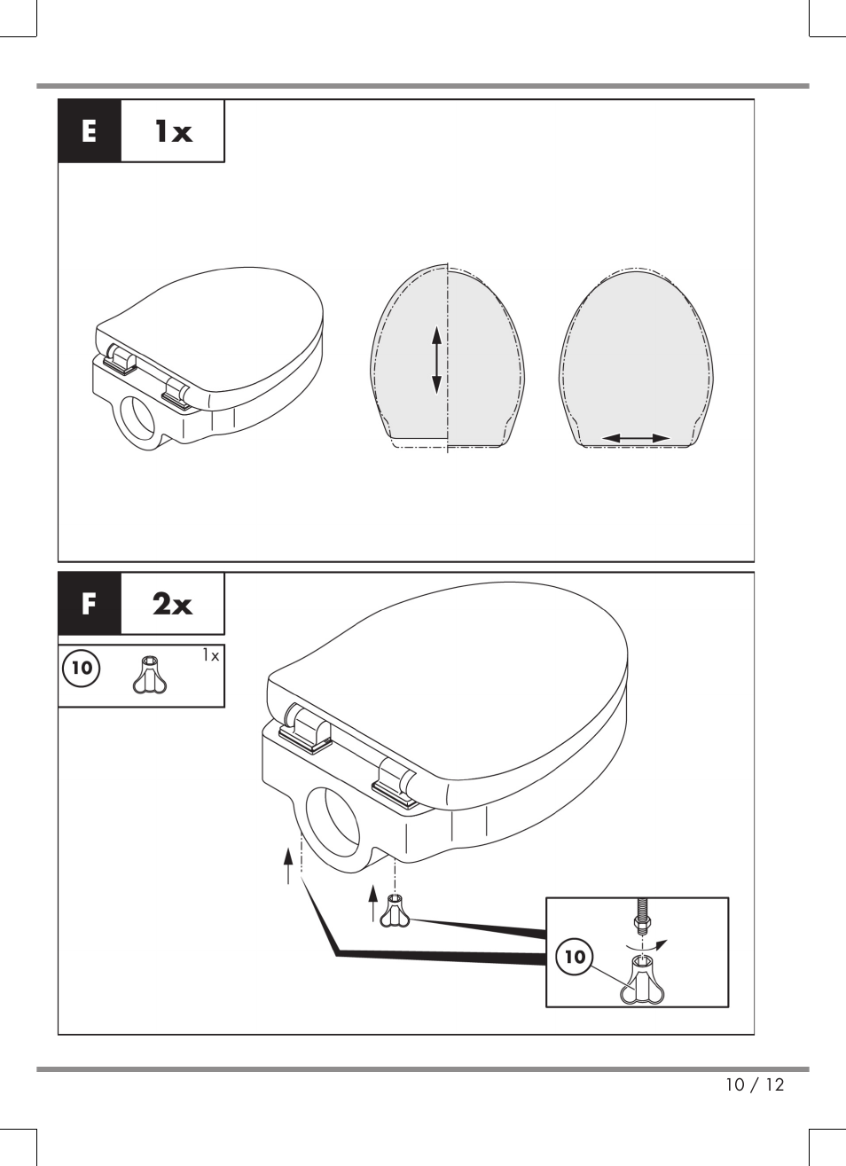 Miomare Toilet Seat User Manual | Page 10 / 12