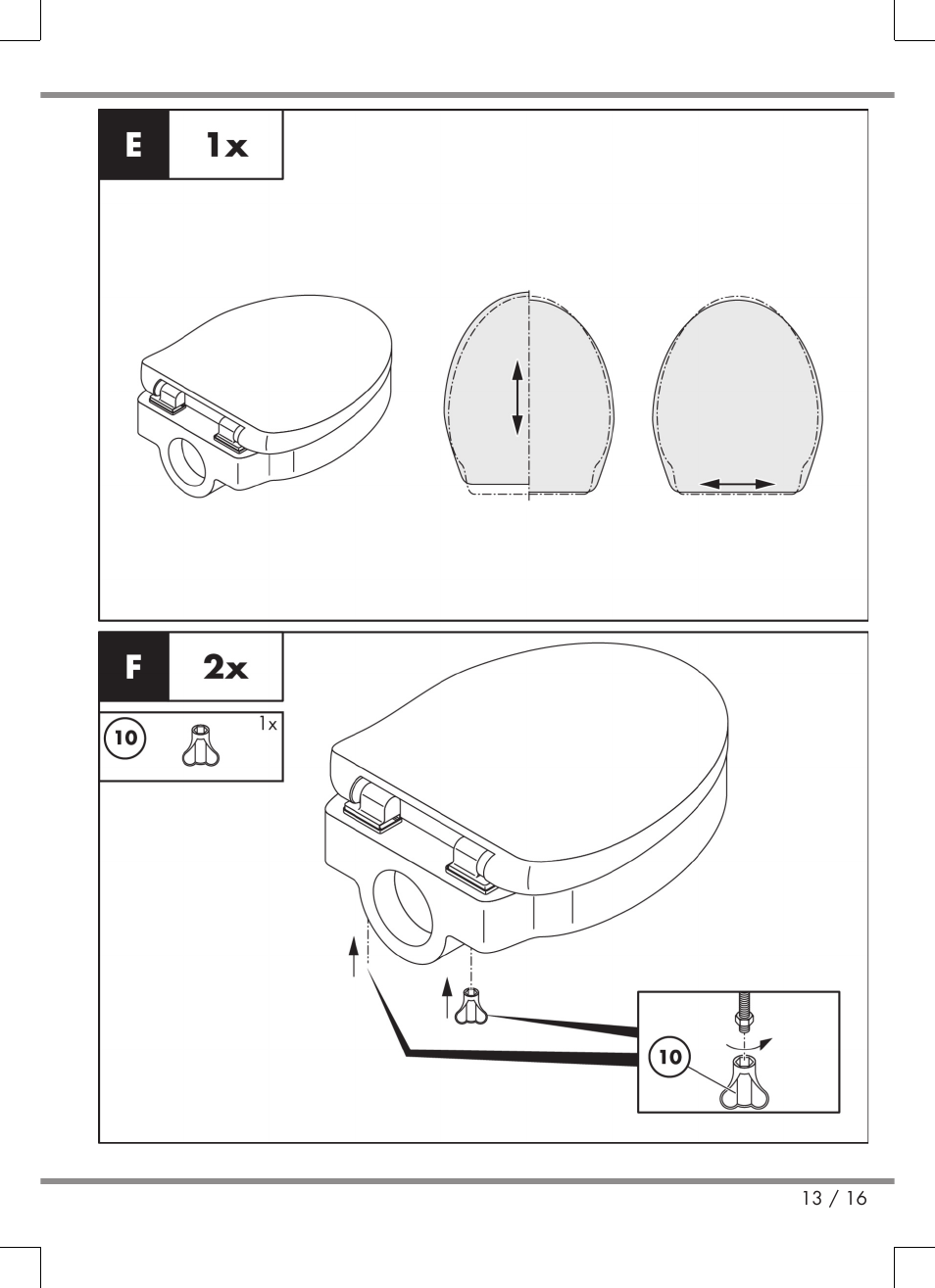 Miomare Toilet Seat User Manual | Page 13 / 16