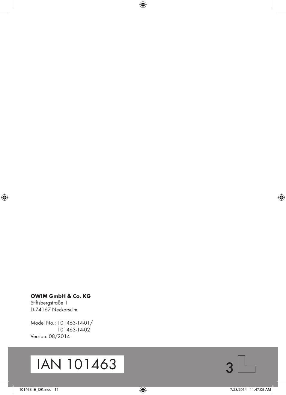 Miomare 101463-14-01/ 101463-14-02 User Manual | Page 11 / 11
