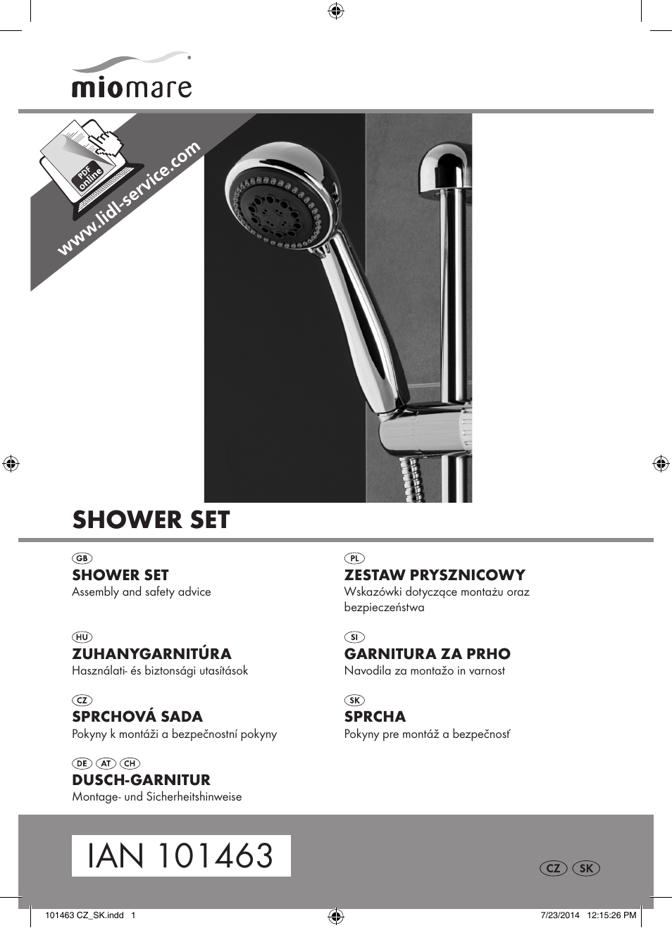Miomare 101463-14-01/ 101463-14-02 User Manual | 13 pages