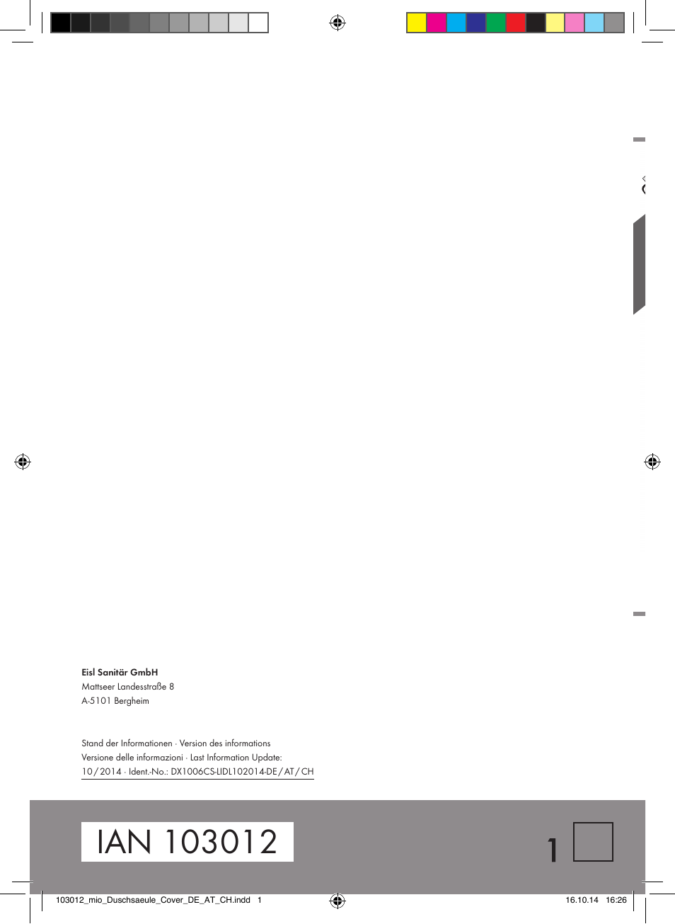 Miomare Mixer Shower User Manual | Page 29 / 29
