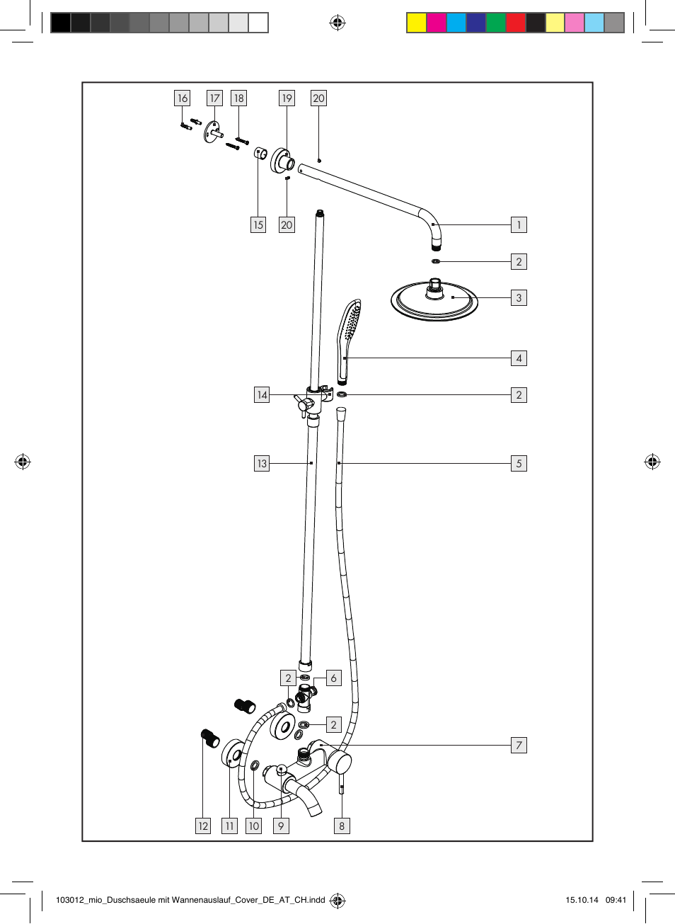 Miomare Mixer Shower User Manual | Page 3 / 29