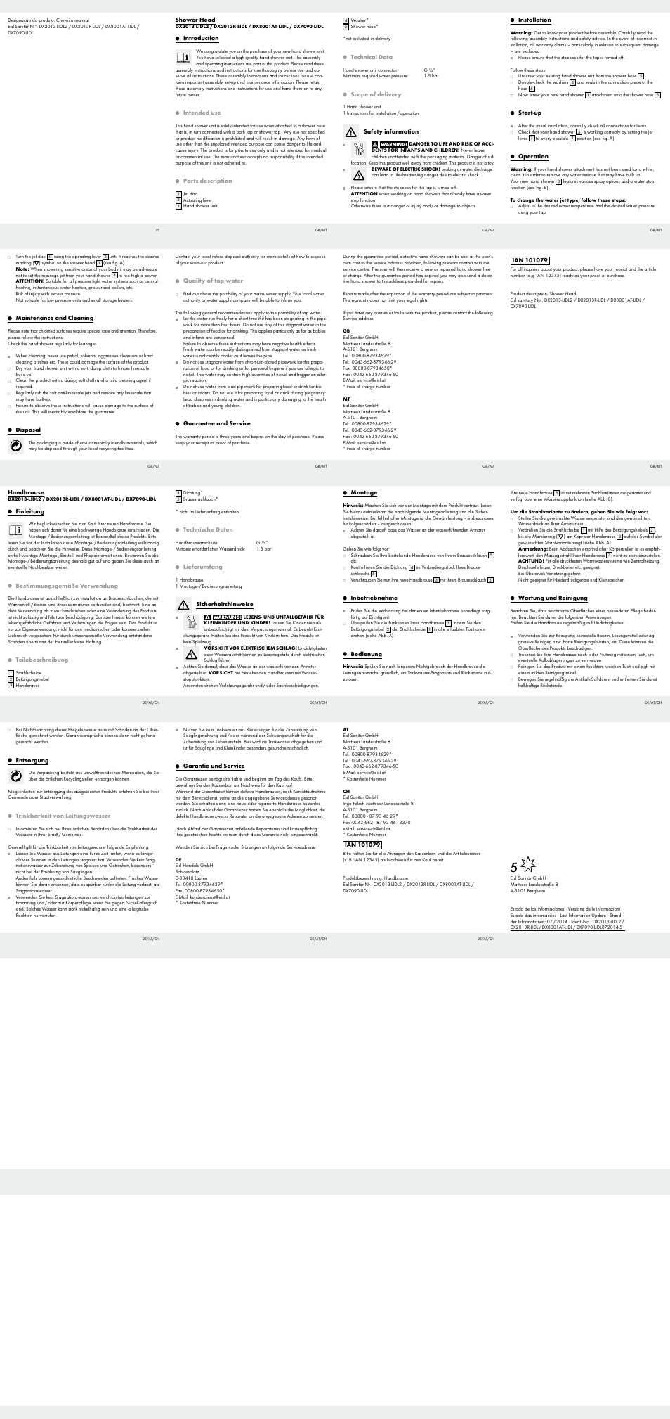 Miomare DX2013-LIDL2 / DX2013R-LIDL / DX8001AT-LIDL / DX7090-LIDL User Manual | Page 2 / 2
