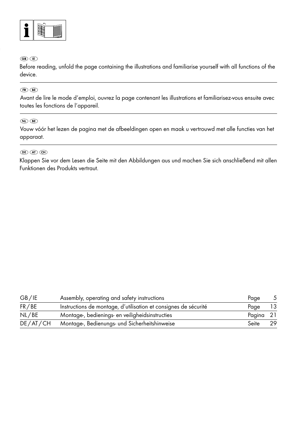 Miomare LED Washbasin Fitting / LED Bath/Shower Fitting User Manual | Page 2 / 37