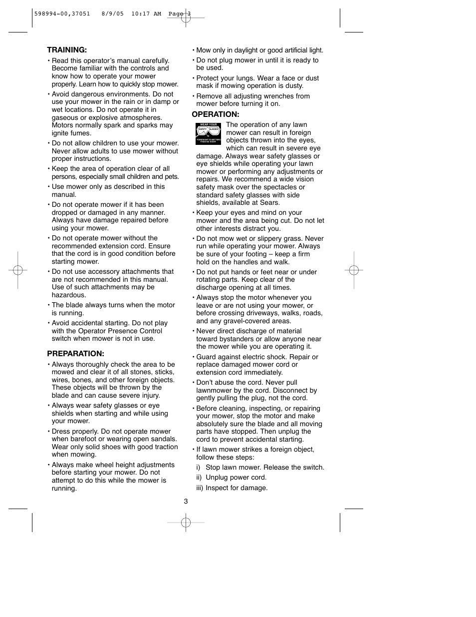 Craftsman 900.370510 User Manual | Page 3 / 33