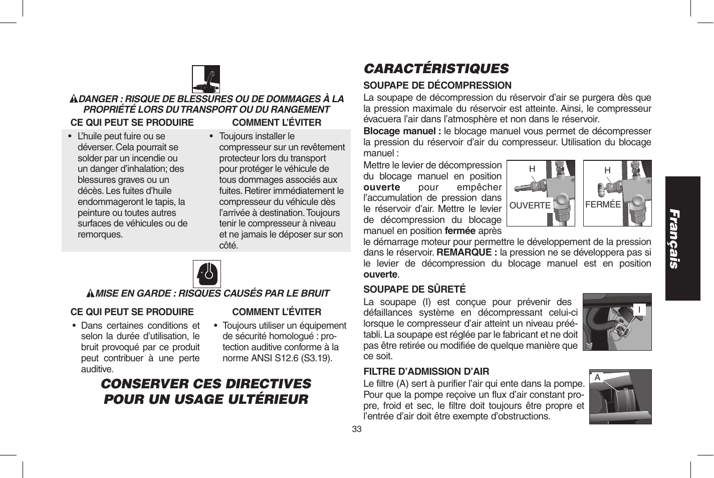 Français | DeWalt D55273 User Manual | Page 33 / 80