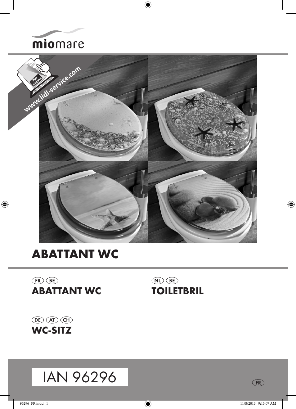 Miomare Z31849A/ Z31849B/ Z31849C/ Z31849D User Manual | 7 pages