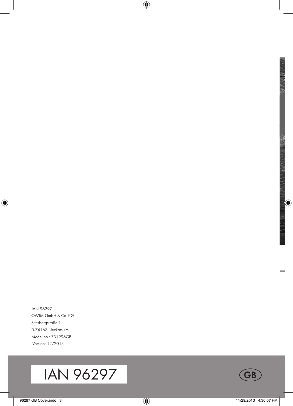 Miomare Z31996GB User Manual | Page 10 / 10