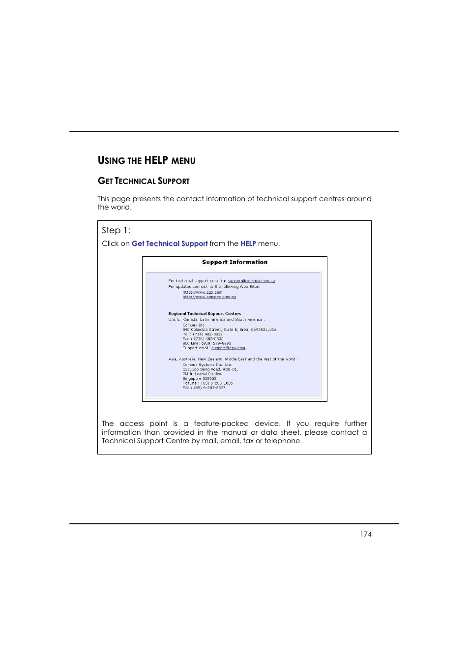 Compex WP54AG User Manual | Page 185 / 205