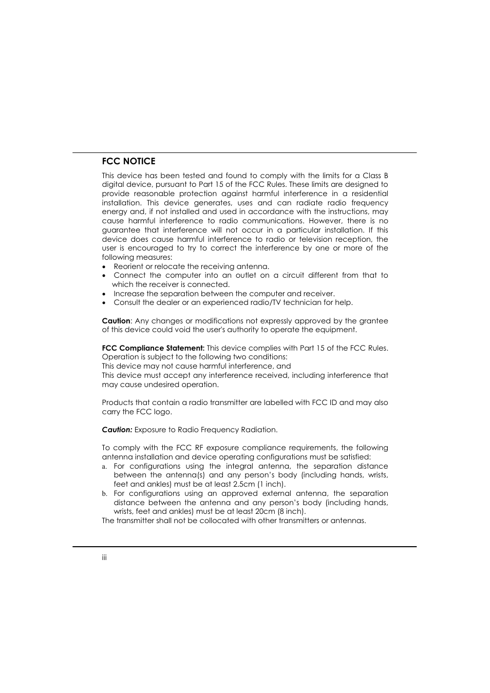 Compex WP54AG User Manual | Page 3 / 205