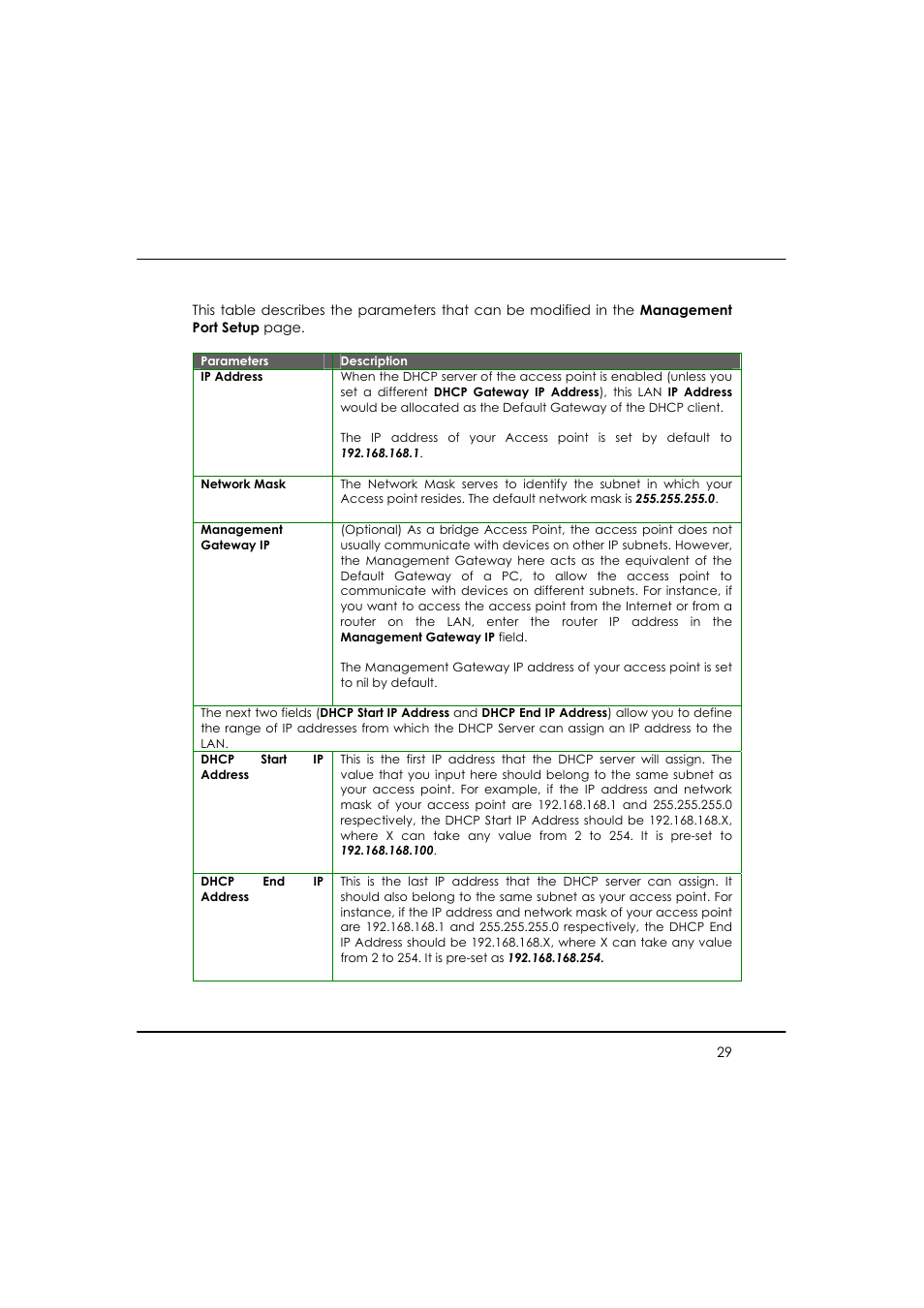Compex WP54AG User Manual | Page 40 / 205
