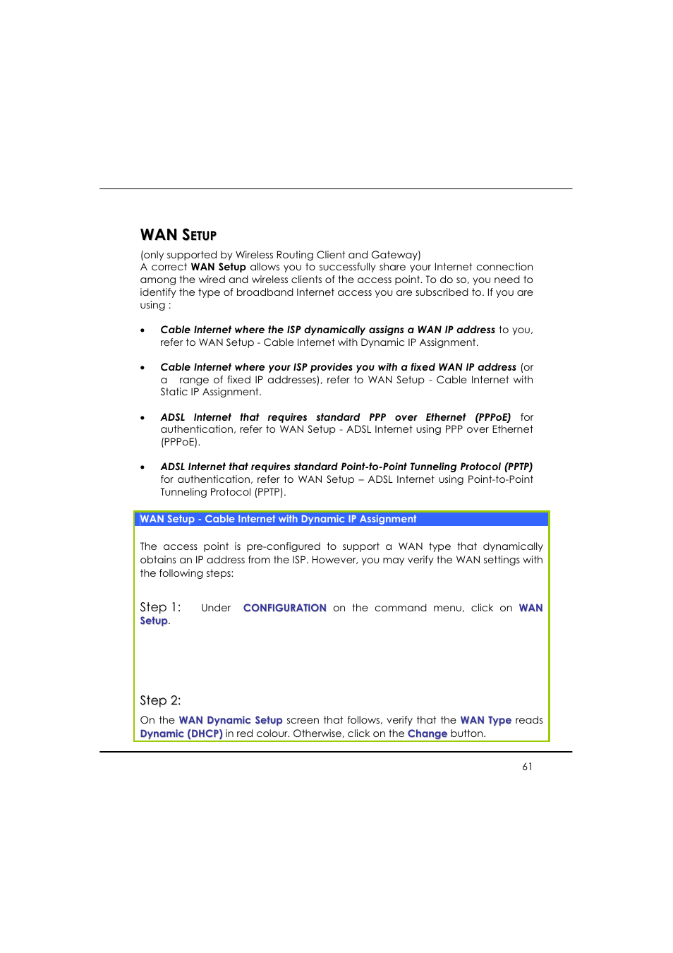 Compex WP54AG User Manual | Page 72 / 205