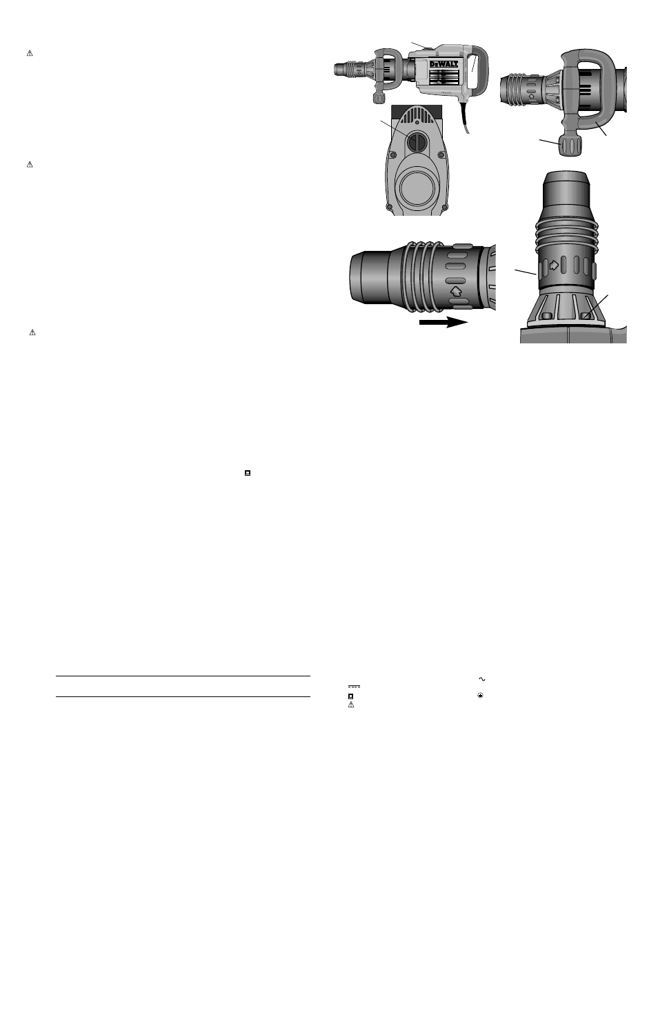 Conservez ces instructions | DeWalt D25900 User Manual | Page 2 / 4