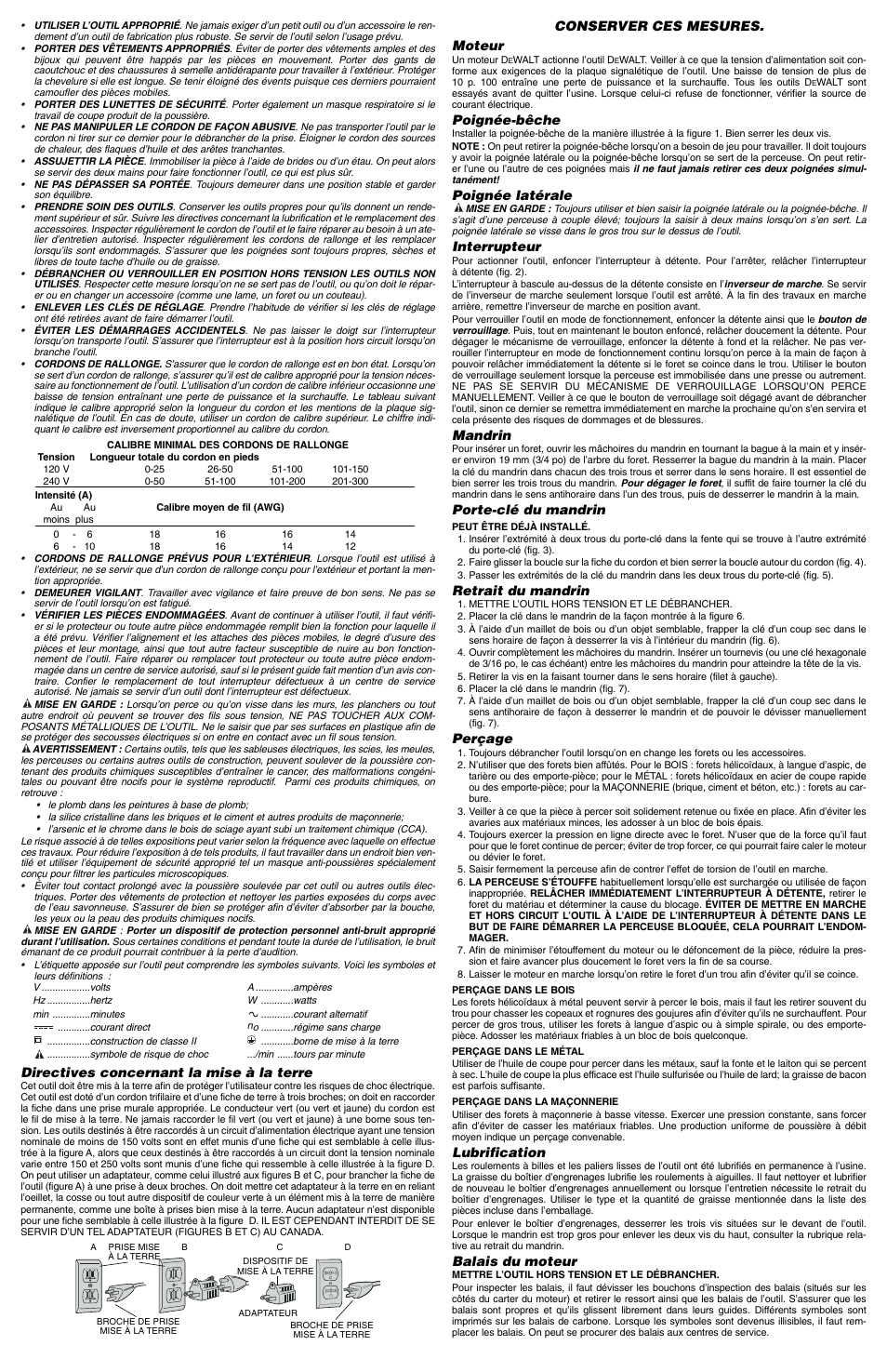 DeWalt DW131 User Manual | Page 3 / 5