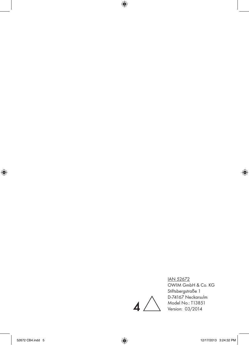 Ordex T13851 User Manual | Page 4 / 4